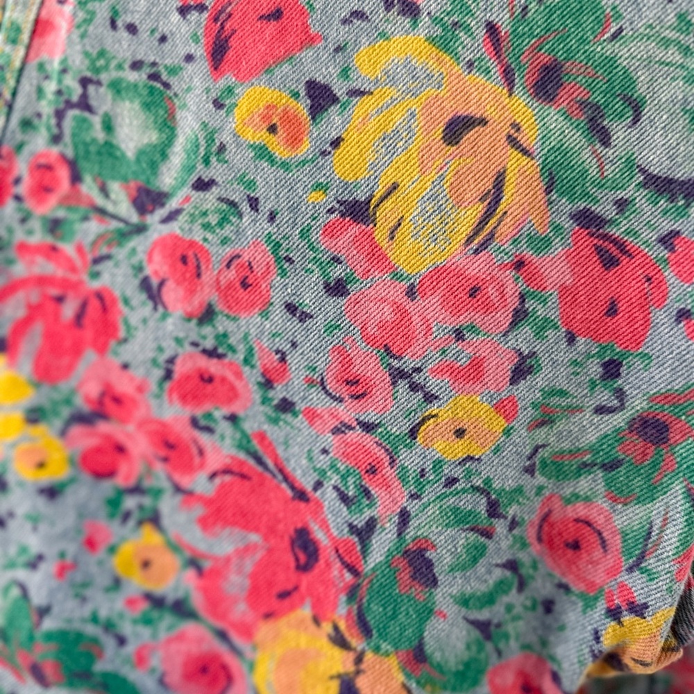United Colors Of Benetton Floral High Rise Jeans - Multicolor - Picture 2 of 12
